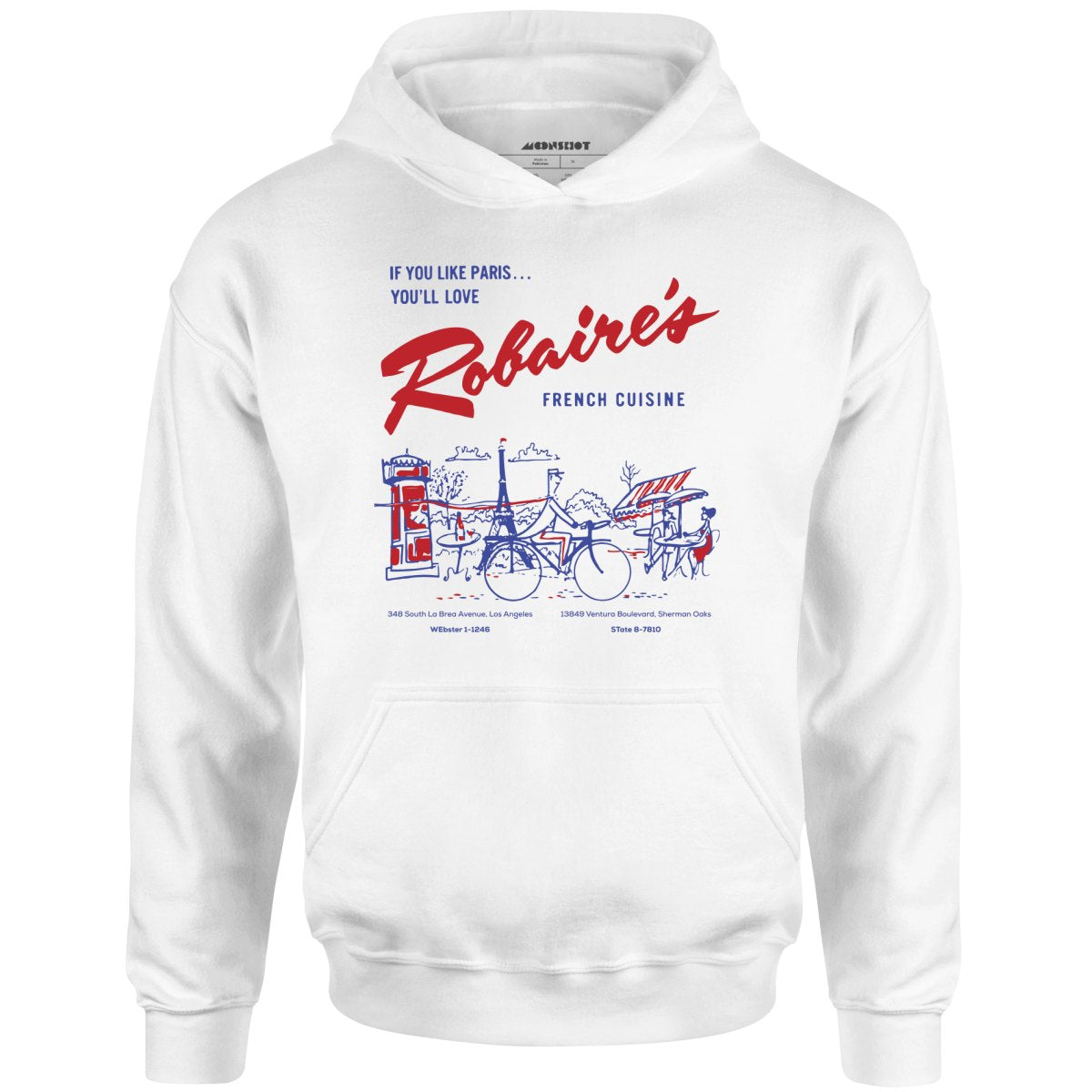Robaire's French Cuisine - Los Angeles, CA - Vintage Restaurant - Unisex
