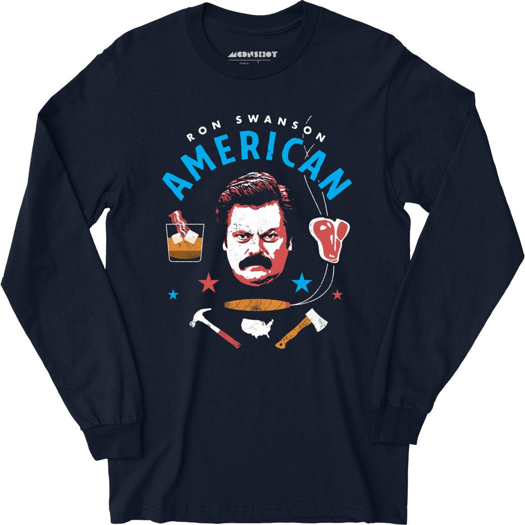 Ron Swanson American - Long Sleeve