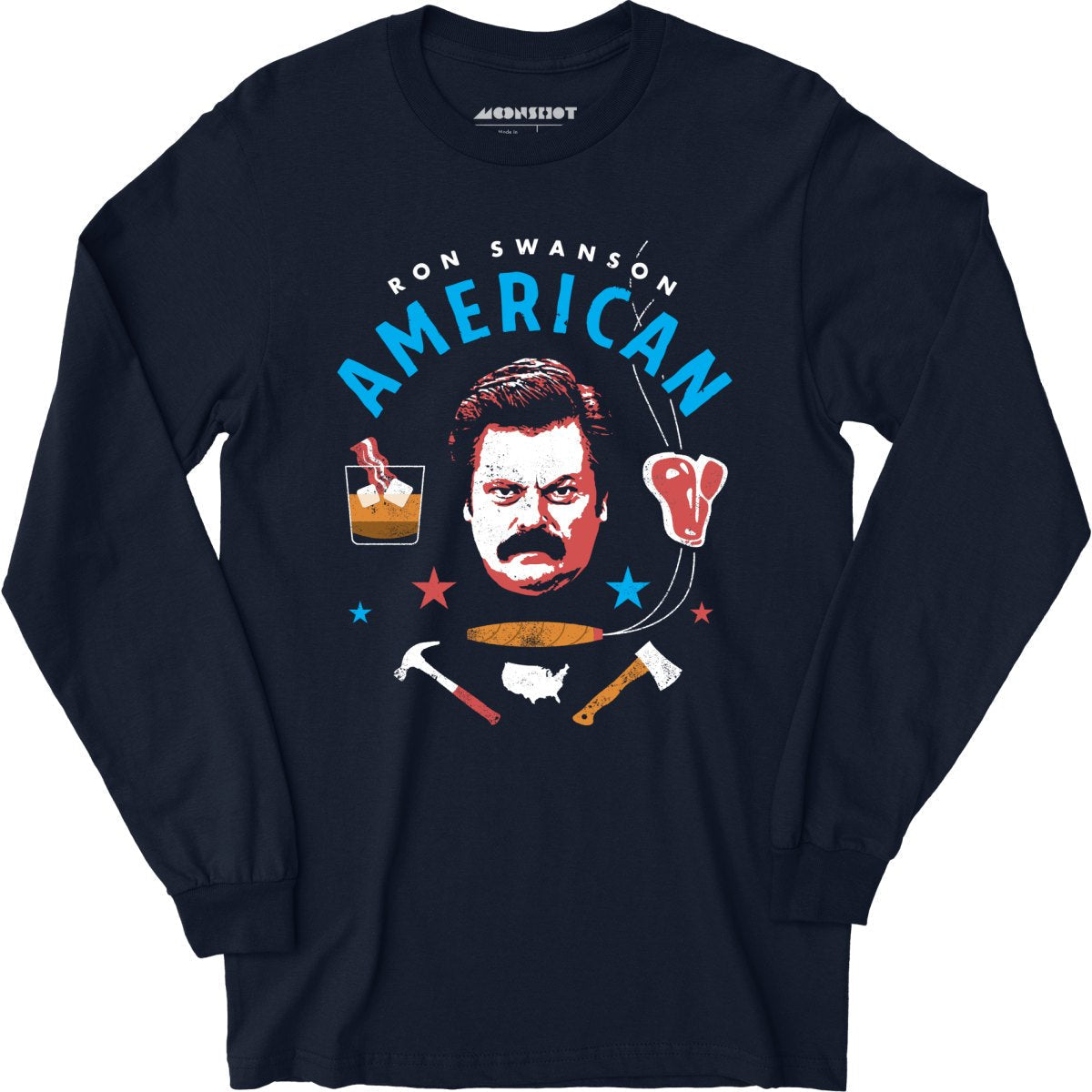 Ron Swanson American - Long Sleeve