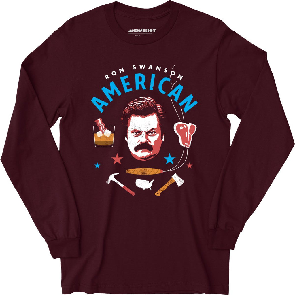 Ron Swanson American - Long Sleeve