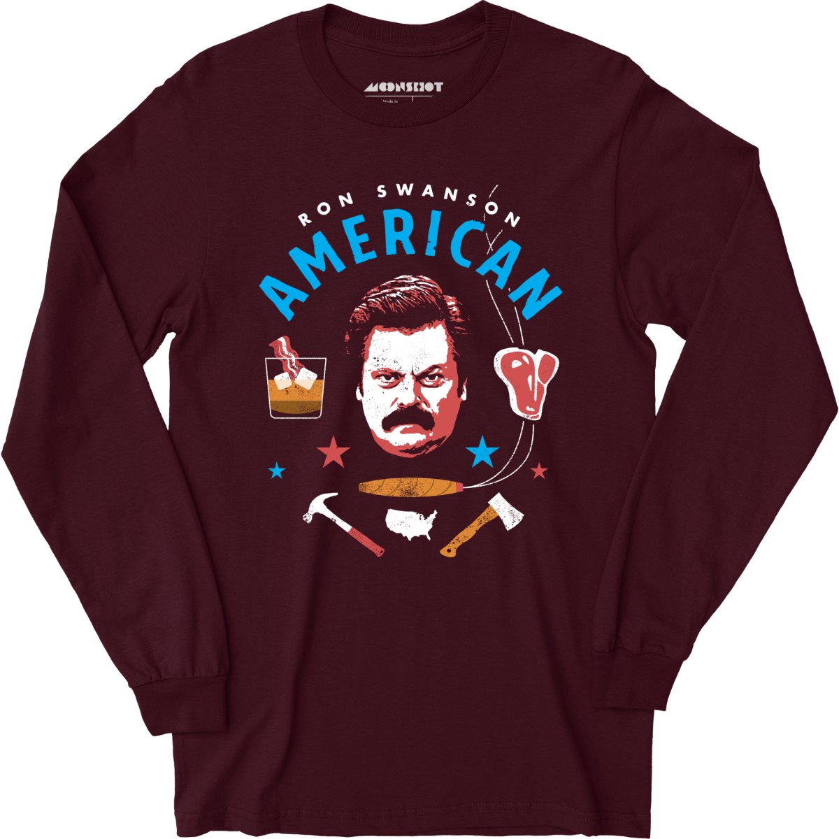 Ron Swanson American - Long Sleeve