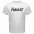 New PETERBILT TRUCKS TRUCKER Simple Men's White Size S to 5XL