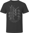 Espresso Machine Patent Blueprint Vintage Barista Coffee Lover Gift T Shirt