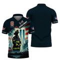 Custom Name Firefighter Shirt, Firefighter Memorial Polo Shirt L615