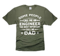 Engineer Dad Shirt Fathers Day Engineer Shirt Engineer Funny Gifts Shirt For Men