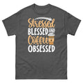 Stressed Blessed and Coffee Obsessed Caffeine Barista Men's Classic Tee