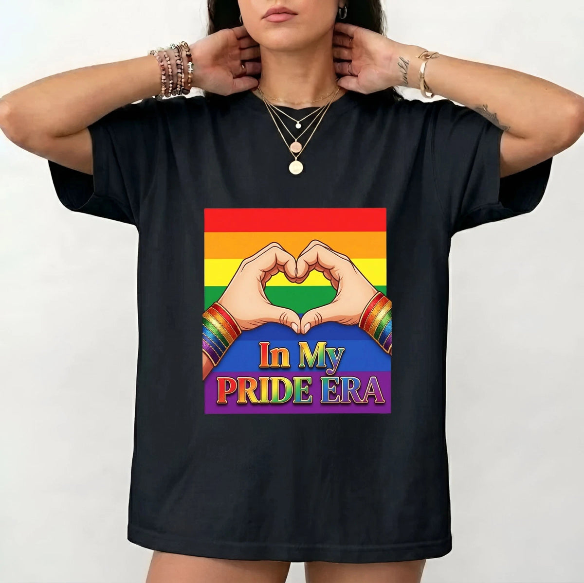 In My Pride Era Meme T-Shirt - LGBTQ Rainbow Inclusive Equality Pride Tee Gift