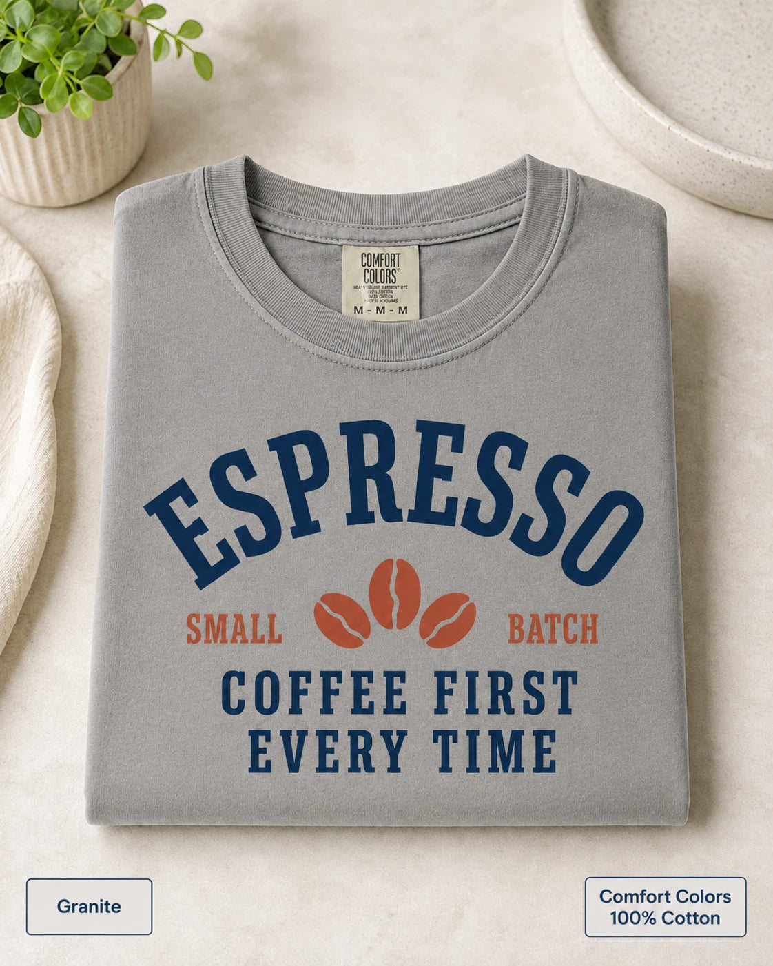 Espresso Coffee Shirt, Small Batch Comfort Colors Tee, Coffee Lover Gift