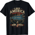 Lake America USA Previously Ontario Canada Funny Patriotic T-Shirt