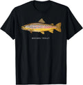 Brown Trout Design for Men Women Kids Fishing Brown Trout T-Shirt
