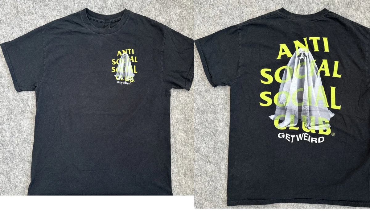 Anti Social Social Club Ghost Black T Shirt