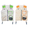 Kid Explorers Vest Outdoor Adventure Vest Tank Top Halloween Cosplays Fishing