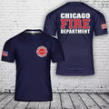 Chicago Fire Department Firefighter Shirt Full Size Gift For Dad 3D Shirt