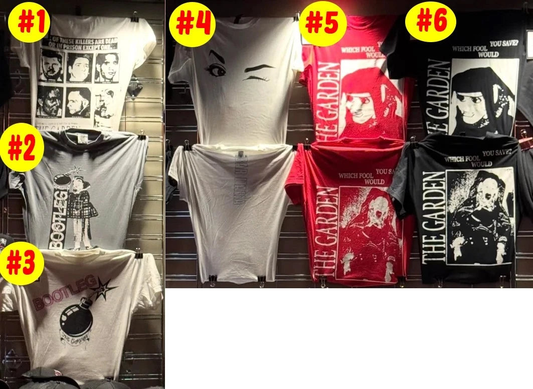 NEW The Garden Merch Booth, 9/2/2026, Los Angeles, Hollywood T-shirt reprint