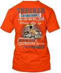 Trucker T-Shirt Made in the USA Size S to 5XL