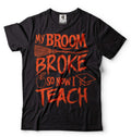 Halloween Teacher Costume Funny Teacher Shirt Halloween Gifts Now I Teach Shirt
