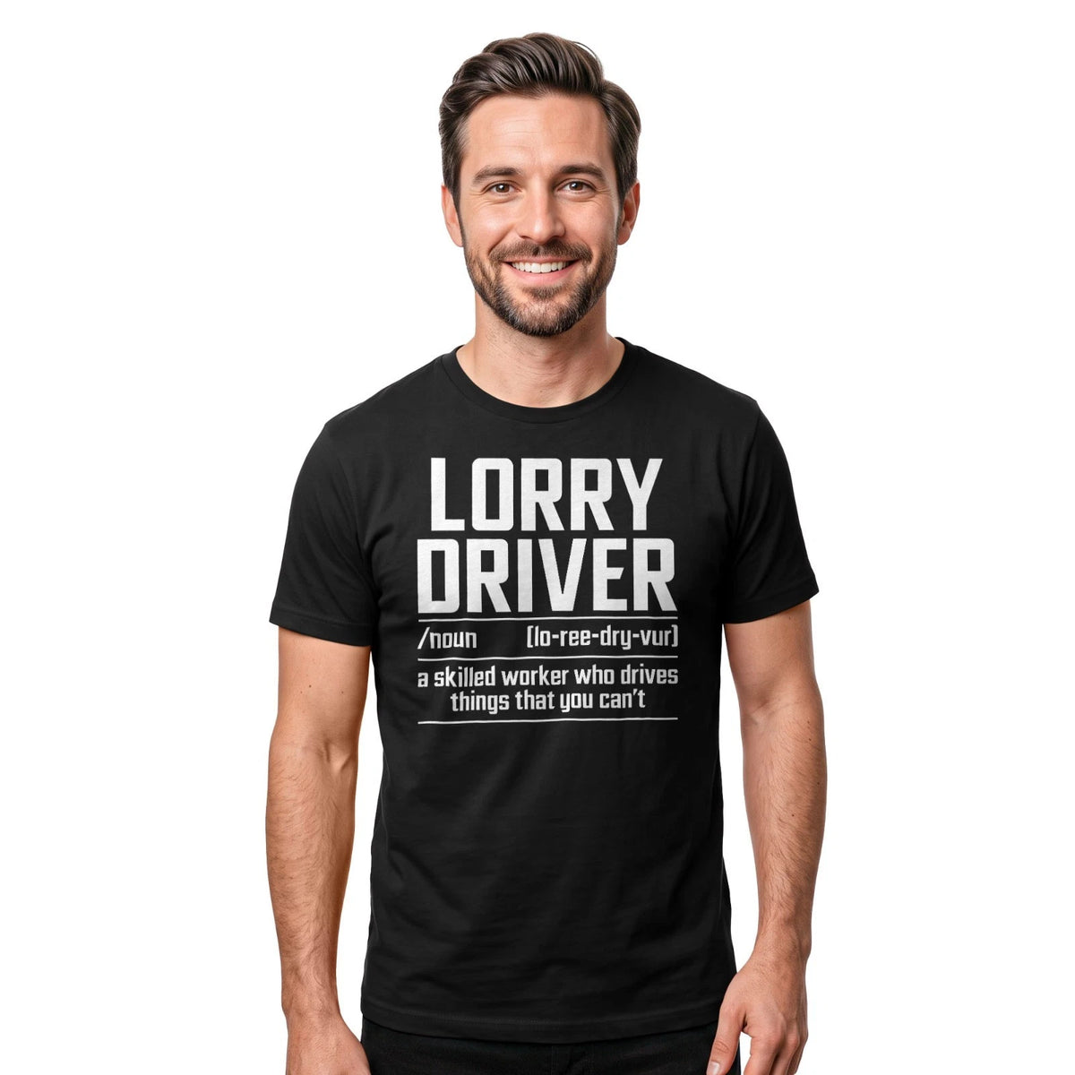 Lorry Driver T Shirt Funny Trucker HGV Truck Driver Dad Fathers's Day Tee