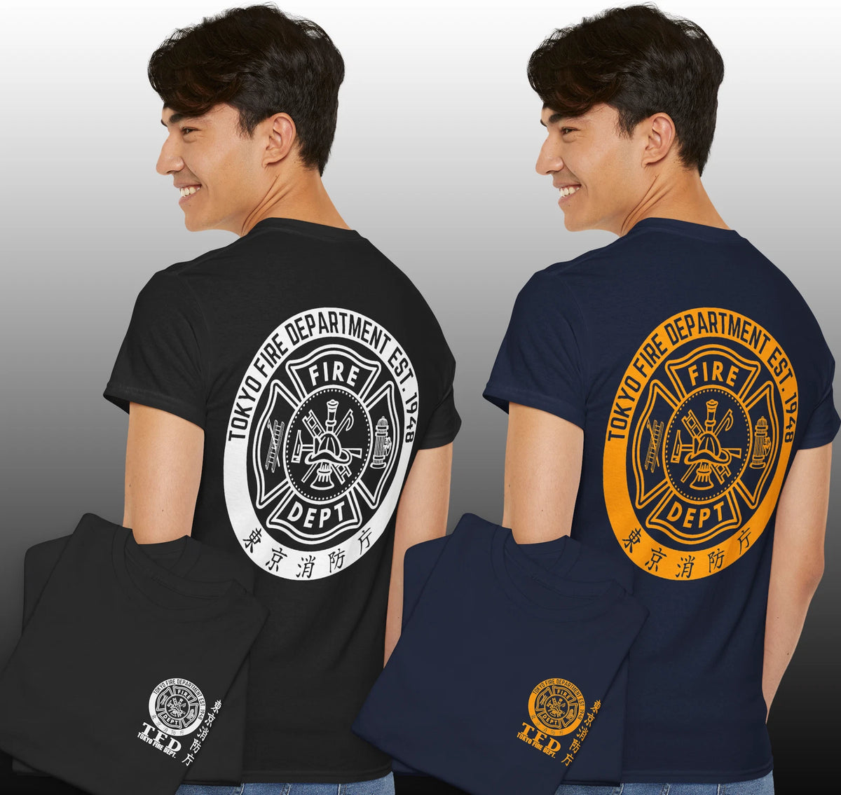 NEW TFD Tokyo Fire Department Japan Firefighter T-SHIRT