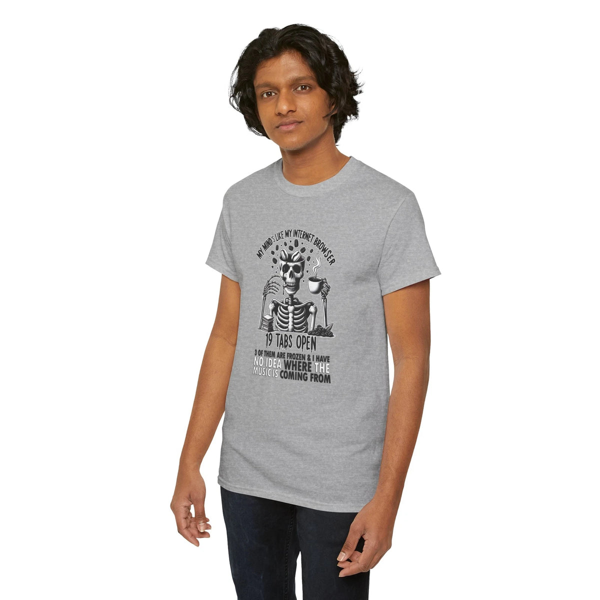 Coffee Break T-Shirt | Funny Coffee Beans Barista Caffeine Tee Skeleton