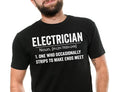Electrician T Shirt Definition Funny Electric Gift Career Electrician t shirt