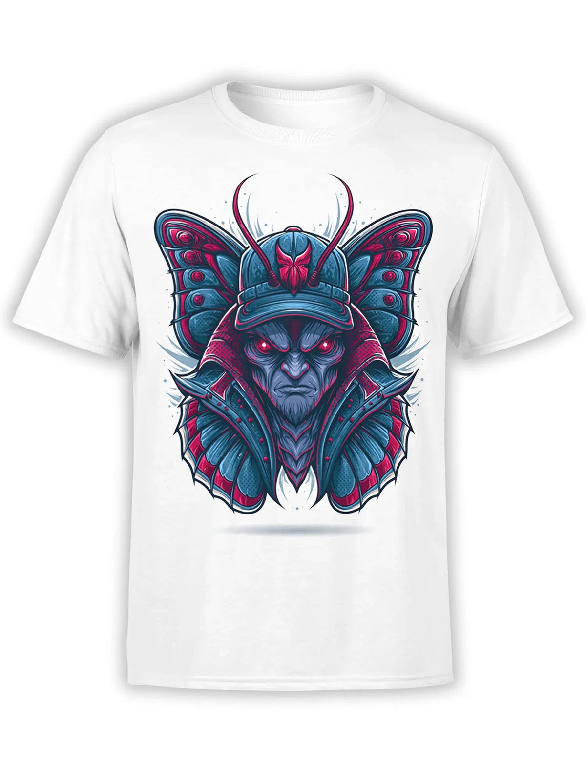 Night Moth Samurai Fantasy T-Shirt | Unisex