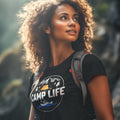 Camping Adventure Summer Printed Round Neck Classic Fit Unisex T-Shirt