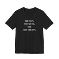 Electrician Man Myth Sparky Funny Dad T-Shirt