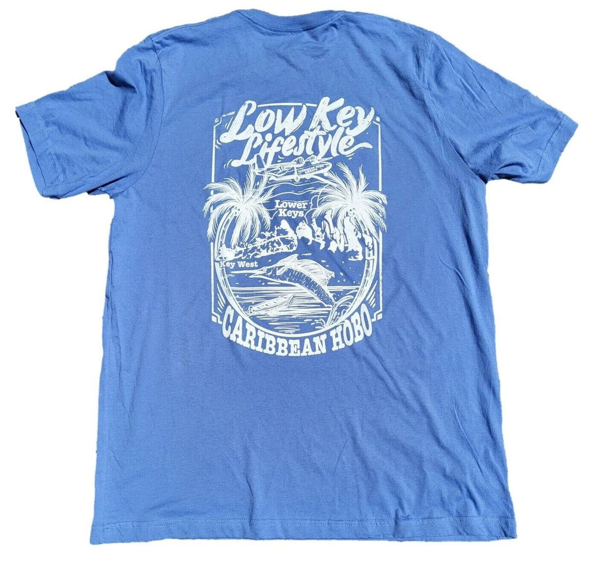 Caribbean Hobo Low Key Key West T-shirt tropical island Florida pirate Rum beer