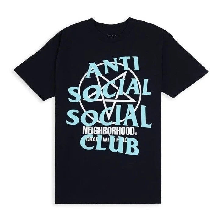 Anti Social Social Club x Neighborhood Filth Fury T Shirt Black Medium