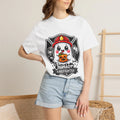 Cute Junior Firefighter Ghost T-Shirt | Halloween Pumpkin Helmet