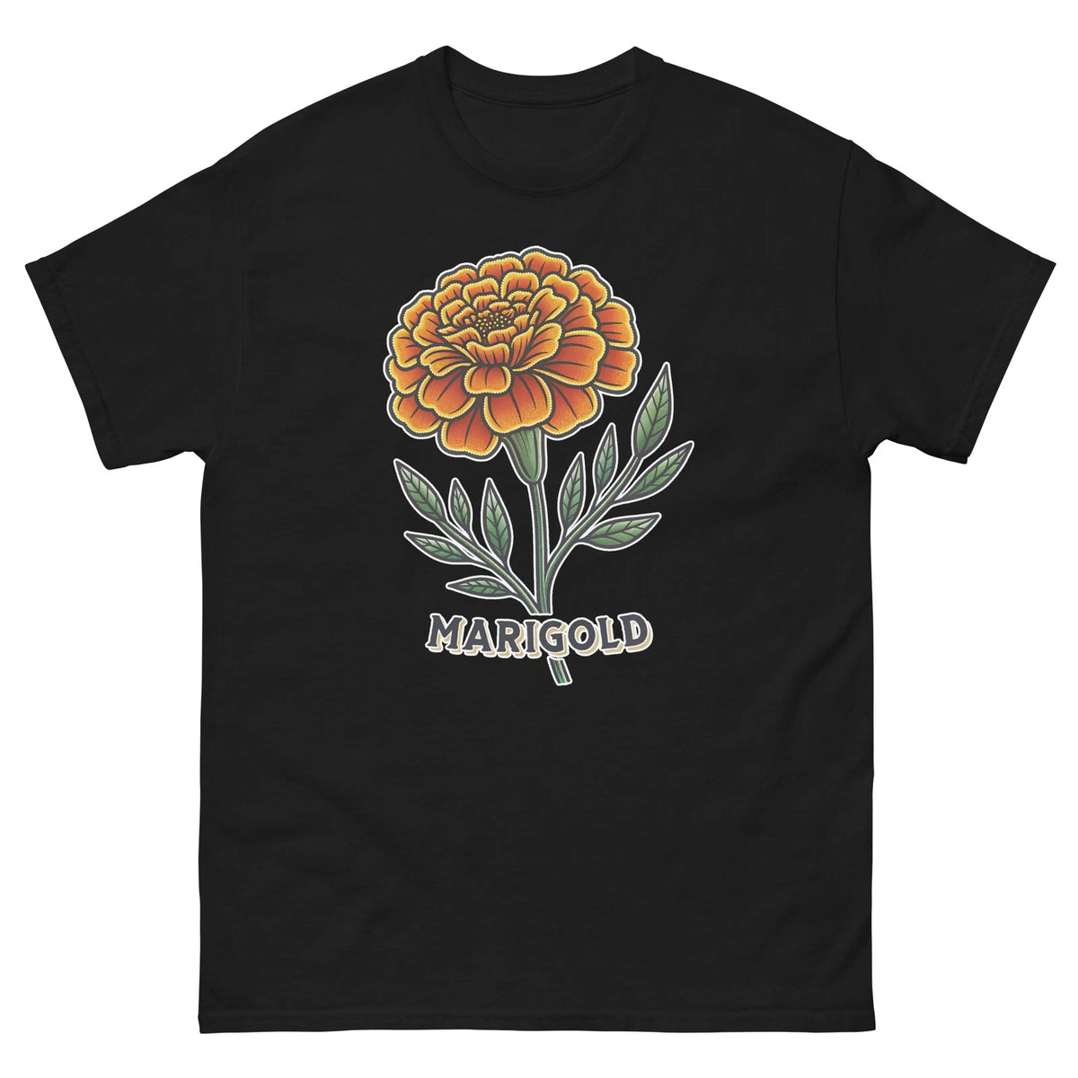 Marigold Plant Horticulture Landscaping Gardening T-Shirt