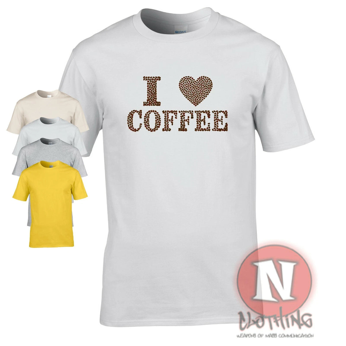 I love coffee t-shirt funny barista coffeeshop coffee bean cafe
