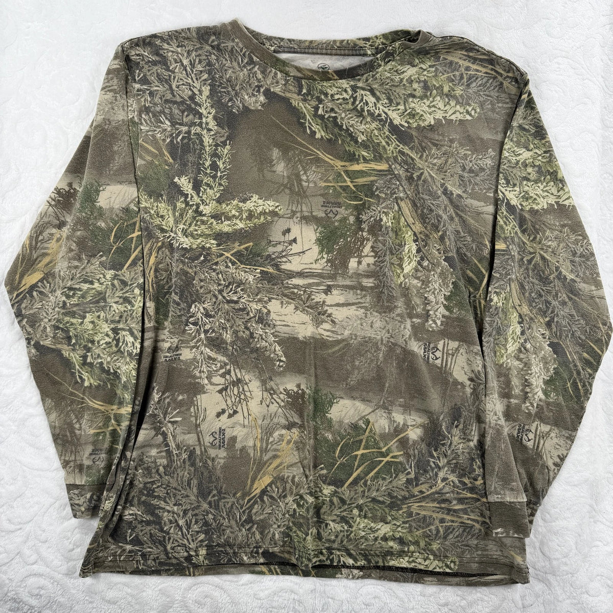 RedHead Mens XL Long Sleeve T-Shirt Realtree Camo Hunting Outdoor Cotton Blend