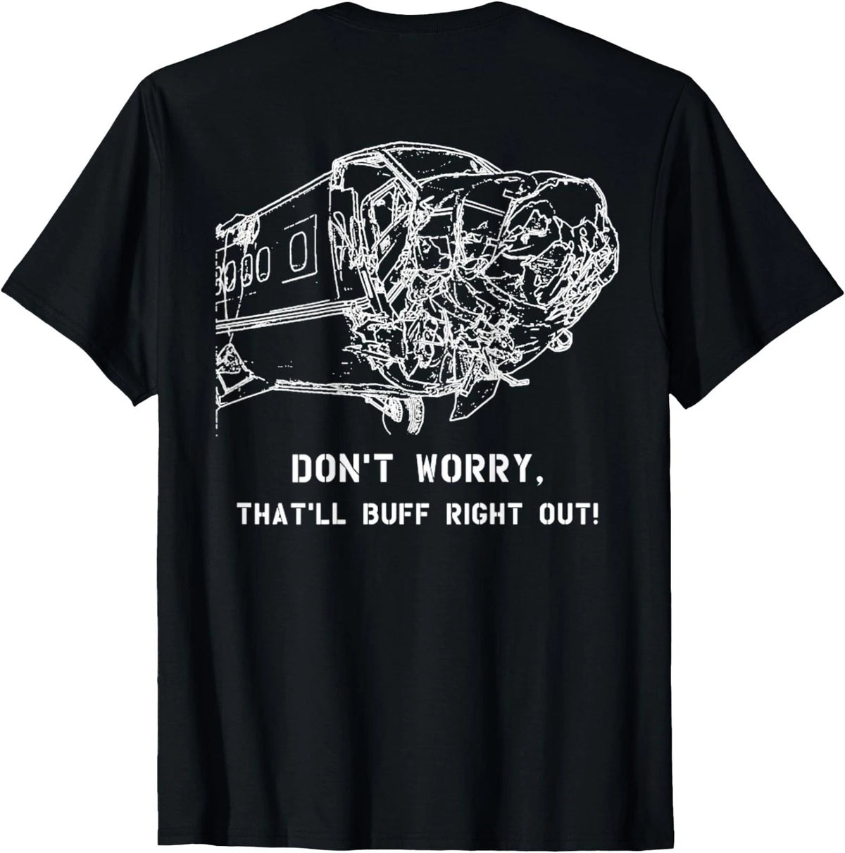 Twin Otter Crash (ON BACK) T-Shirt