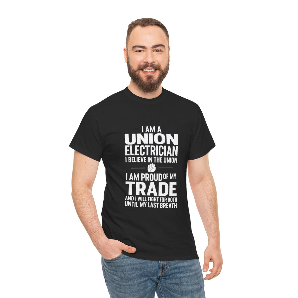 Proud Union Electrician T-Shirt | Electrician Pride Tee
