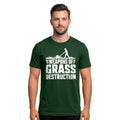 Weapons of Grass Destruction T-Shirt Funny Lawn Mowing Gardener Landscaping Tee