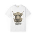 Highland Cow with Sunglasses T-shirt | Moody Cow Illustration