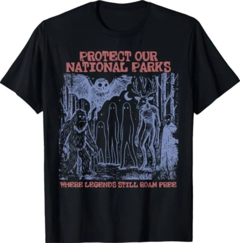 Protect Our National Parks – Funny Nature Ghost Protest T-Shirt