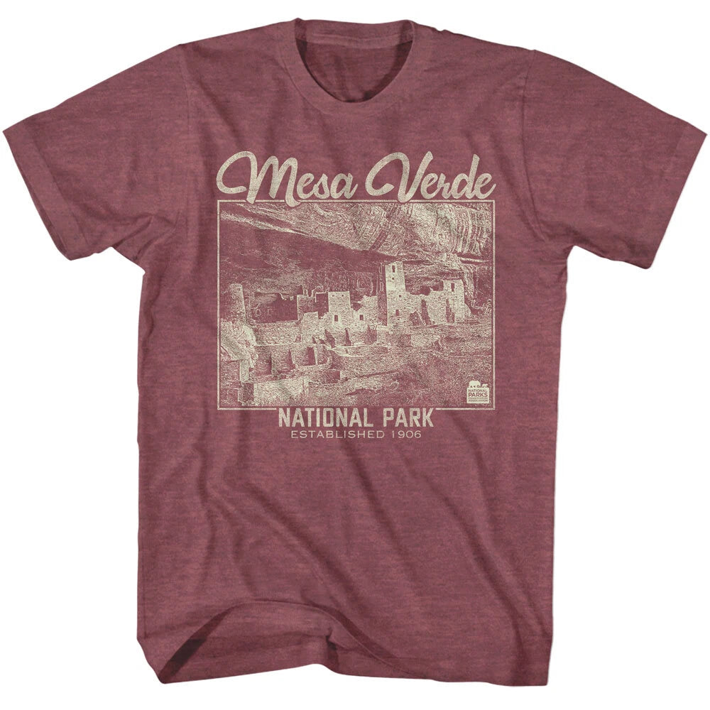 United States Mesa Verde National Park Colorado Puebloan Cliff Men's T Shirt