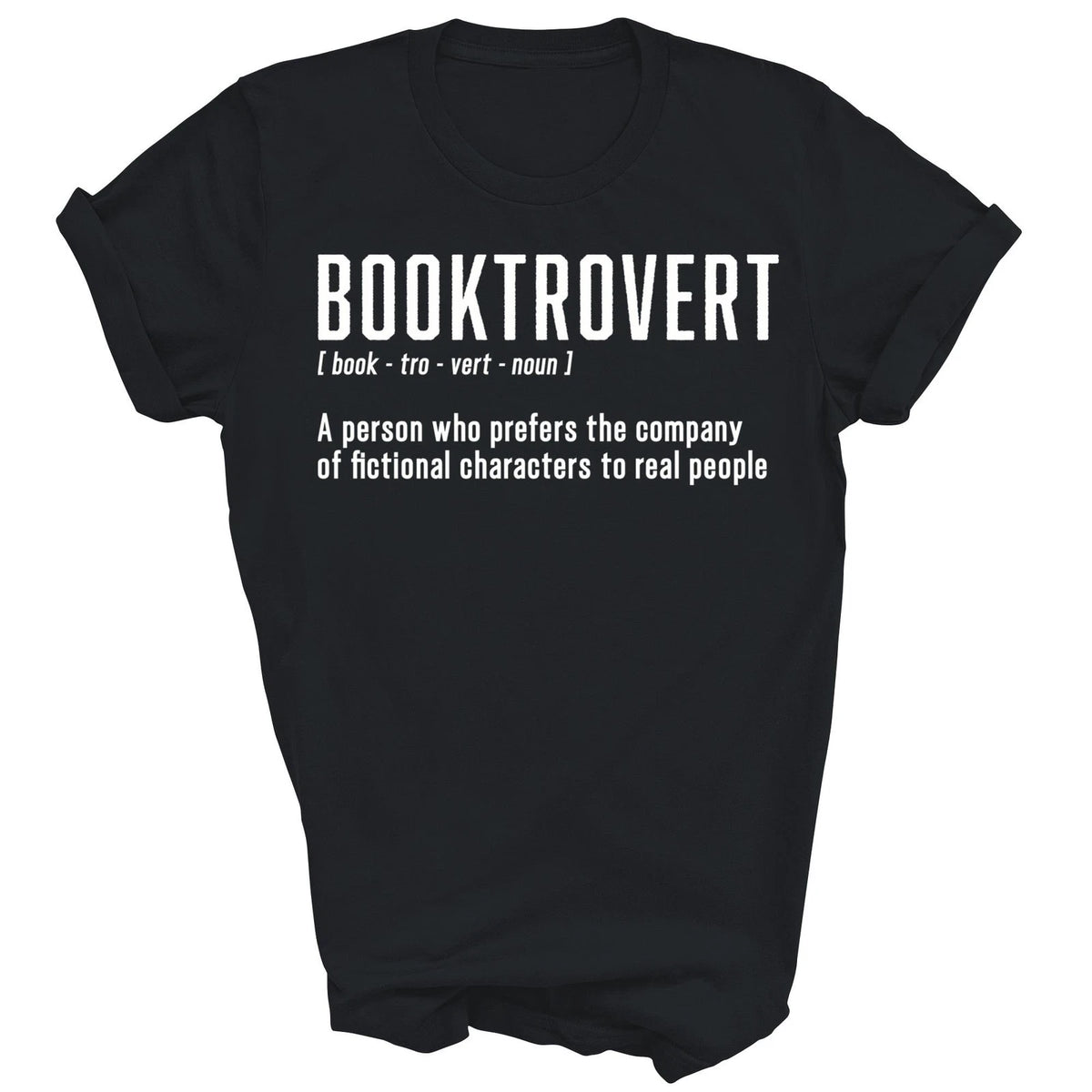 Booktrovert Definition Reading Librarian Reader Unisex Shirt Gift