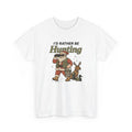 Santa Hunter Shirt Hunting Christmas Gift Women Cartoon Tee Krampus T-Shirt