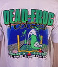 vintage 90s Dead Frog Football T-Shirt 1995 Inactive Wear 2 Sided SZ L