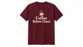 Coffee Before Chaos Funny Mom Graphic Shirt