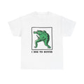 I Beg to Differ frog illustration Tee | Funny Frog Graphic Shirt