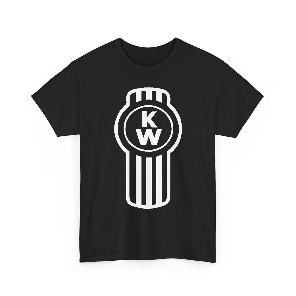 Semi Truck Trucker Logo Driver Unisex Heavy Cotton Tshirt
