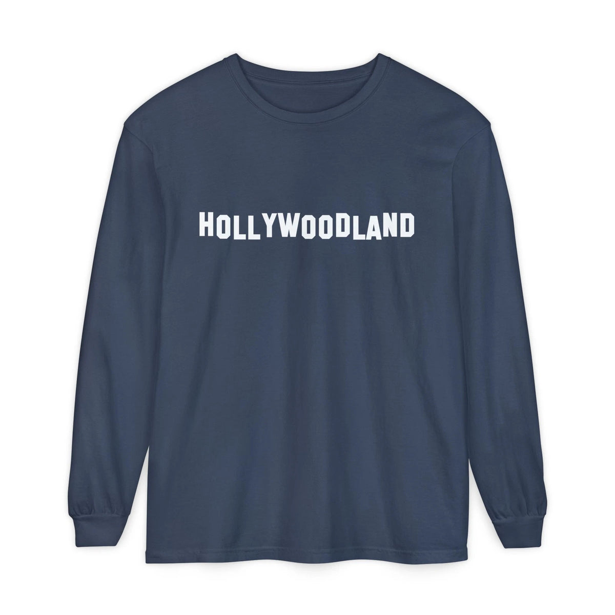 Hollywoodland Classic Unisex Long Sleeve T-Shirt LA Hollywood Style Low-Key