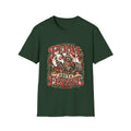 Feral But Festive Funny Raccoon Christmas Tee | Vintage Holiday T-Shirt