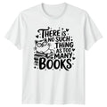 There Is No Such Thing As T-Shirt Cat Librarian Bookworm Reading