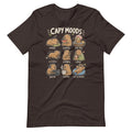 Capy Moods Shirt Funny Capybara Sleepy Snacky Cozy Gamer Coffee Animal Lover Tee