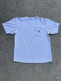 Distressed Vintage Y2K 2000s Carhartt K87 Welder’s Pocket T Shirt Gray Size L